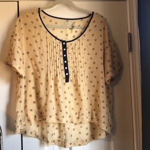 Polka dot blouse